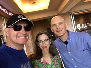 MTI CEO, Tom Morrison seen here with Mary and Doug Glenn of "Heat Treat Today" in Scottsdale, Arizona, as plans are being finalized for this week's big heat treat brain trust meeting.