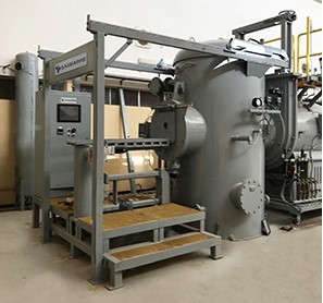 gray vacuum oil quench furnace from Gasbarre