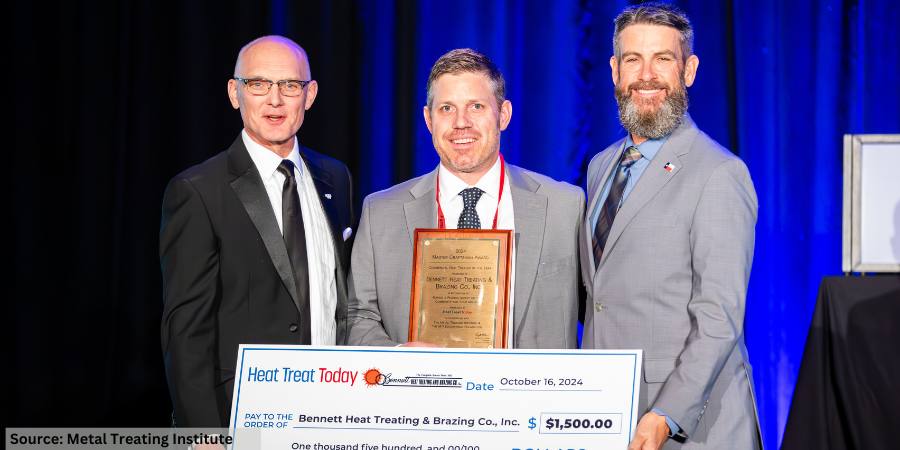 Bennett Heat Treating & Brazing Co., Inc. Recognized with 2024 Master Craftsman Award